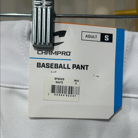 Champro Men's White Baseball Pants - Picture 3 of 4
